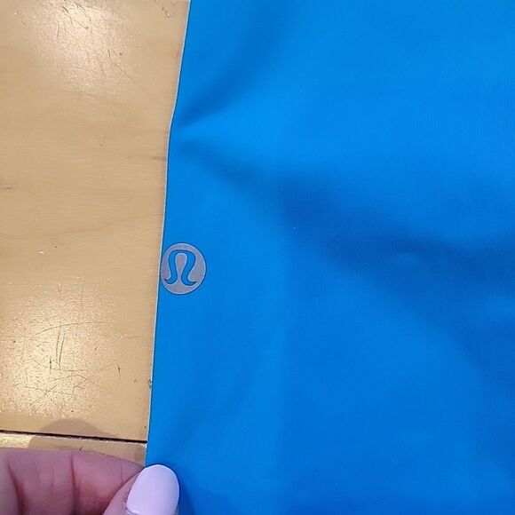 Lululemon Fast/Free High Rise Tight Pant 25" Azure Blue Size 10 W5EPOS Nulux - Picture 6 of 9